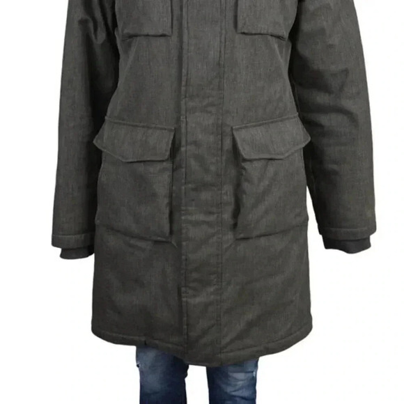 Aritzia TNA Blackcomb Parka Coat Winter Jacket Fur Lined Hooded Green Size Small - Picture 5 of 16